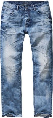 Brandit Hose Will Denim Jeans in Denim Blue