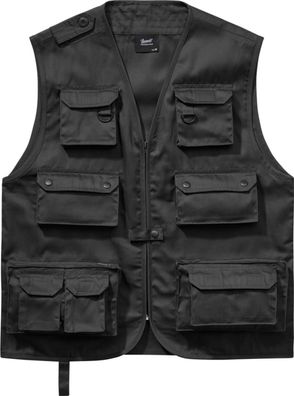 Brandit Weste Hunting Vest in Black
