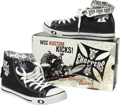 WCC West Coast Choppers Shoe Warrior Black