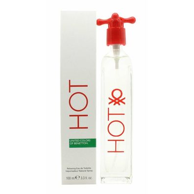 Benetton Hot Eau de Toilette 100ml Spray - Neue Edition