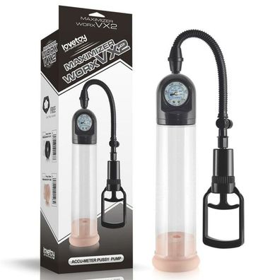 Penispumpe mit Manometer Maximizer Worx VX2 Vagina