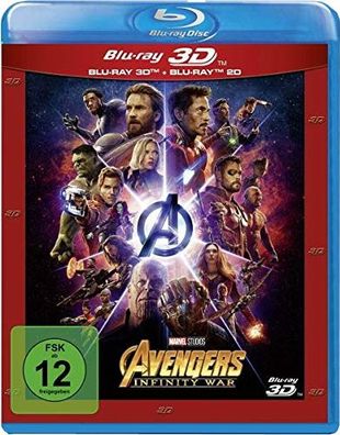 Avengers: Infinity War (BR) 3D/2D 2Disc Min: 149/DD5.1/WS * Na
