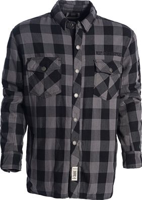 WCC West Coast Choppers Motorrad Hemd Riding Lumberjack Grey/Black