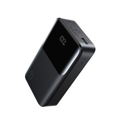 Powerbank 20000mAh 22,5W USB-A USB-C mit Display JR-QP192 Mini - schwarz