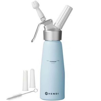 Sahnesiphon, blau, 0,5 l - Hendi 975862