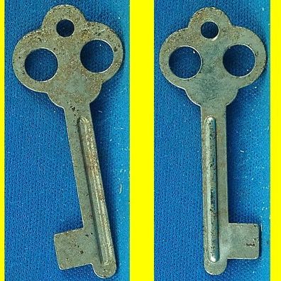 alter Flachschlüssel Silca 3030/019 LS mit Sicke - Länge ca.46 mm