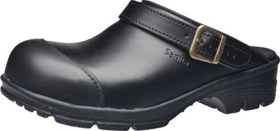 Sanita Herren Sicherheitsclog SB San-Duty-Sb Open Black