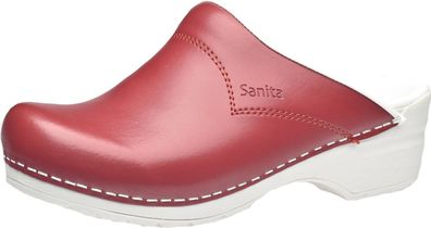 Sanita Clogs Herren Sandalen Pastel Red
