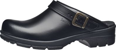 Sanita Herren Arbeit Clog offen San-Duty-Ob Open Black