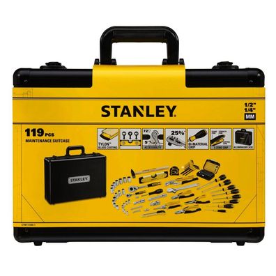 Stanley Werkzeugsortiment Alu-Koffer, 119-tlg
