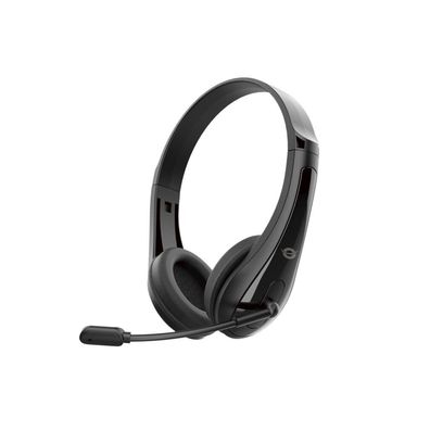 Conceptronic Headset Stereo AUX/Mikro/Bedien., 1.80m sw