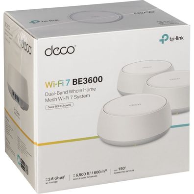 TP-Link WL-Router Mesh System Deco BE22, 3erPack