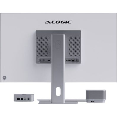 Alogic TFT 32" Aspekt 4K, 145W+90W+USB Charging, silber