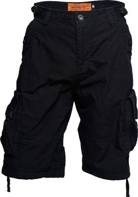 WCC West Coast Choppers Cargo Short Caine Ripstop Black