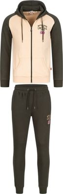 Lonsdale Trainingsanzug Stretton Trainingsanzug schmale Passform