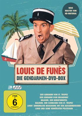 Louis de Funes - Gendarmen BOX (DVD) 3-DVDs - Leonine - (DVD