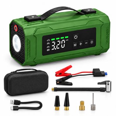 Platinet PMPBTP152 Starthilfe 2000 A Kompressor 15.200 mAh 150 PSI