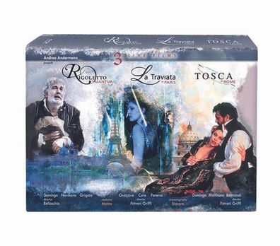 Giuseppe Verdi (1813-1901): 3 Opernfilme - Naxos - (Blu-ray Video / Classic)