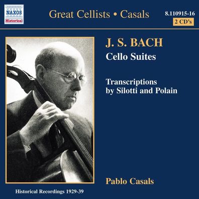 Johann Sebastian Bach (1685-1750): Cellosuiten BWV 1007-1012: