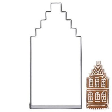 Ausstechform „Stahlhaus“, 12 cm
