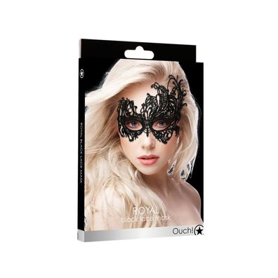 Royal - Schwarze Spitzenmaske