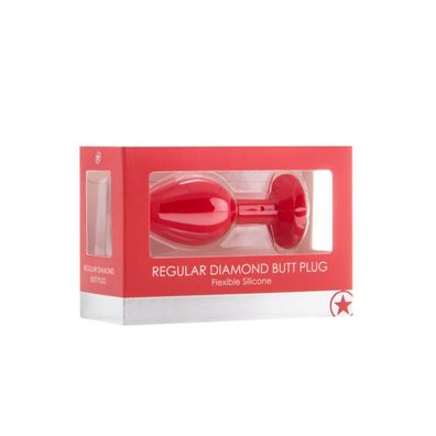 Analplug mit Diamantenmotiv - Regulär