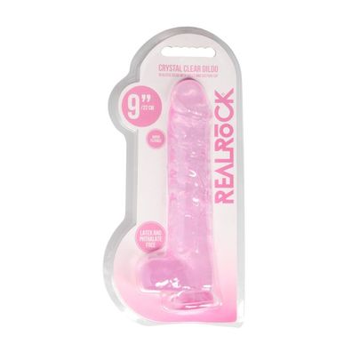 Realistischer Dildo mit Kugeln - 9/23 cm