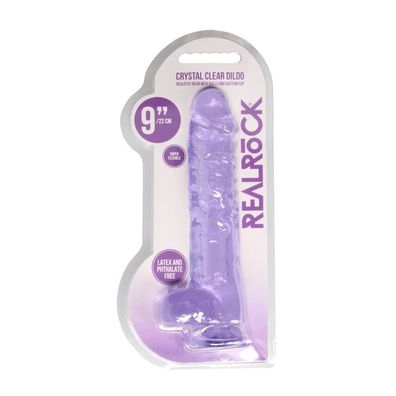 Realistischer Dildo mit Kugeln - 9/23 cm