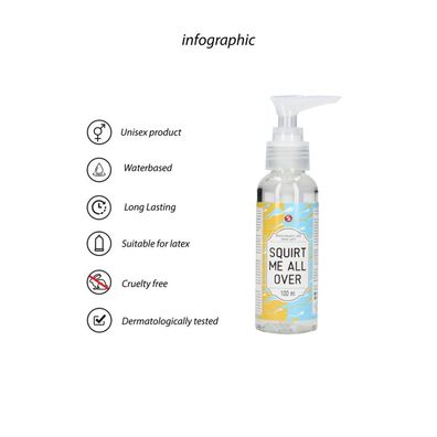 Squirt Me All Over - Gleitgel auf Wasserbasis - 3 fl oz/100 ml