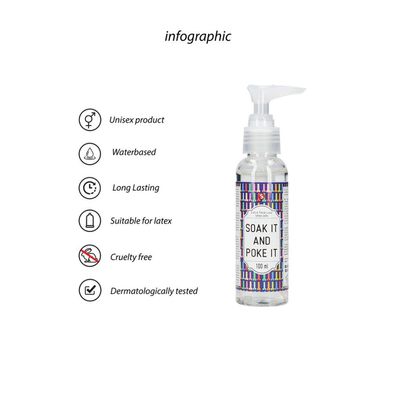 Soak It And Poke It - Extra dickes Gleitgel - 3 fl oz/100 ml