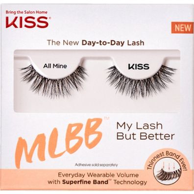 Kiss My Face Kiss My Lash But Better Black False Lashes All Mine Natural Style 1 Pair