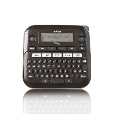 Brother P-Touch PT-D210VP - Beschriftungsgerät - s/w - Thermotransfer - Rolle (1,2 cm