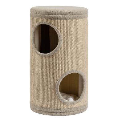 Fudajo Forest Kratztonne gelb 61cm Ø35cm Kratzturm Kratzbaum Katzentonne Katze
