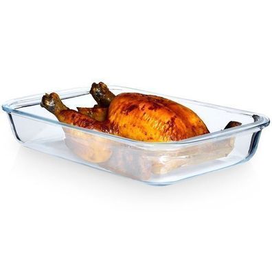 Ofenfeste Glasform 29,5 x 17,5 x 5 cm, 1,6 l