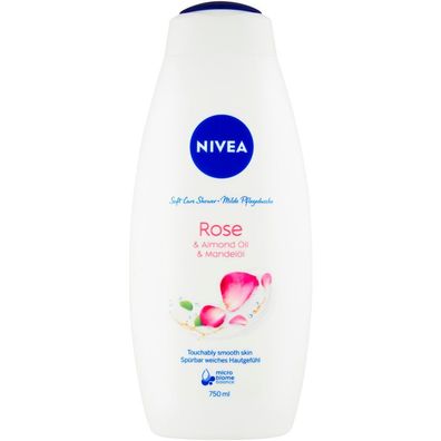 NIVEA Rosen- & Mandelöl-Pflege Duschpflege SHOWER GEL 750ml