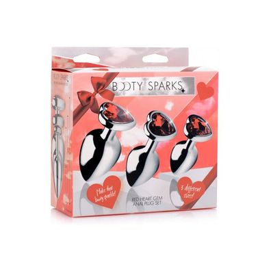 Rotes Herz - Buttplug-Set