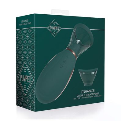 Enhance - Wiederaufladbare Vulva- und Milchpumpe - Forest Green