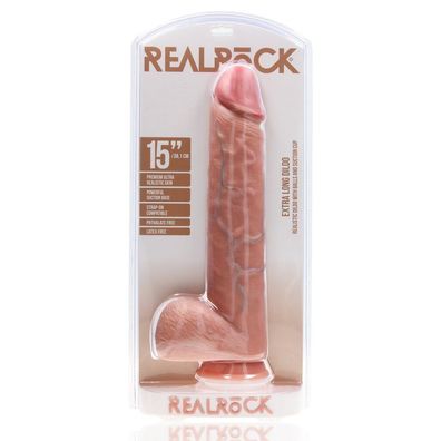 Extra groß gerade, mit Kugeln, 15/ 38 cm, Flesh