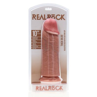 Extra dick, gerade, ohne Kugeln, 10/25,4 cm - Flesh