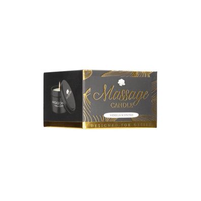 Erotische Massagekerze mit Vanilleduft