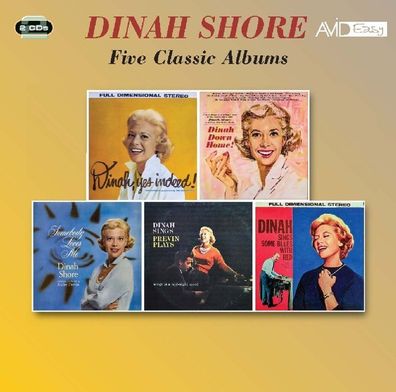 Dinah Shore: Five Classic Albums - jpc-Schallplatten-Versandhandelsgesellschaft mbH