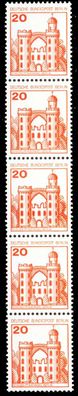 BERLIN DS BURGEN U. Schlösser Nr 533R postfrisch 5ER ST X259362