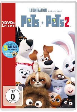 Pets 1&2 (DVD) Doppelpack Min: 165/DD5.1/WS 2Disc - Universa