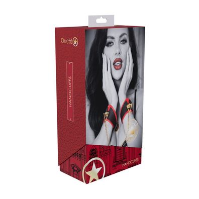 Milan Collection - Handschellen - Schwarz/Rot