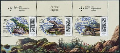 BRD BUND Heftchenblatt Nr HB 60UG ESST zentrisch gestempelt X7EF45E