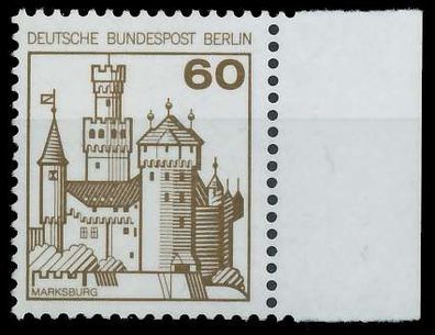 BERLIN DS BURGEN U. Schlösser Nr 537 SRre postfrisch SR X7F48CE