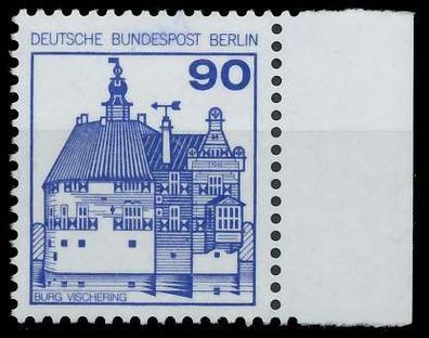 BERLIN DS BURGEN U. Schlösser Nr 588 SRre postfrisch SR X7F4A02