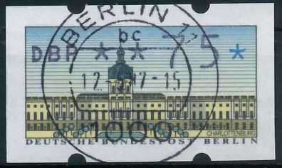BERLIN Automatenmarken Nr ATM 1-075 zentrisch gestempelt X7F4E96