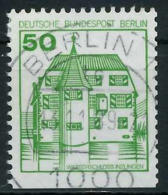 BERLIN DS BURGEN U. Schlösser Nr 615D zentrisch gestempelt X7F4FEE