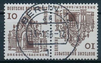 BERLIN Zusammendruck Nr K4a zentrisch gestempelt WAAGR PAAR X80573E